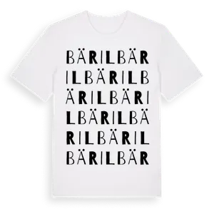 Bäril ordlek t-shirt – ekologisk bomull t-shirt från Pinshirt