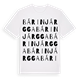 Bárinjárgga ordlek t-shirt