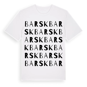 Barsk ordlek t-shirt – ekologisk bomull t-shirt från Pinshirt