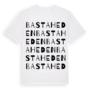 Bastaheden ordlek t-shirt – ekologisk bomull t-shirt från Pinshirt