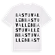 Bastuvallen ordlek t-shirt