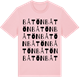 Pink Cotton t-shirt med Båtön ordlek t-shirt