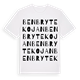 Benbrytekojan ordlek t-shirt