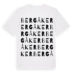 Bergåker ordlek t-shirt – ekologisk bomull t-shirt från Pinshirt