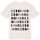 Vintage White t-shirt med Berghamn ordlek t-shirt