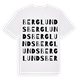 Berglunds ordlek t-shirt