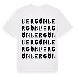 Bergön ordlek t-shirt – ekologisk bomull t-shirt från Pinshirt