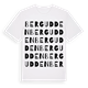 White t-shirt med Bergudden ordlek t-shirt