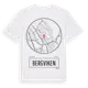 White t-shirt med Bergviken t-shirt