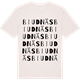 Vintage White t-shirt med Biudnäs ordlek t-shirt