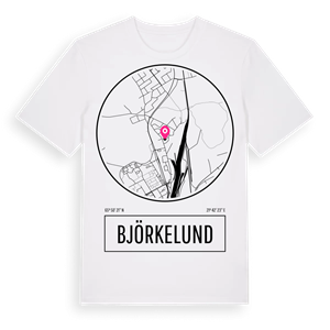 Björkelund t-shirt – ekologisk bomull t-shirt från Pinshirt