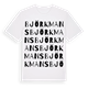 Björkmans ordlek t-shirt