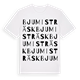 Bjumisträsk ordlek t-shirt