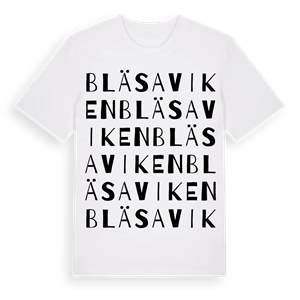 Bläsaviken ordlek t-shirt – ekologisk bomull t-shirt från Pinshirt