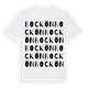 White t-shirt med Bockön ordlek t-shirt
