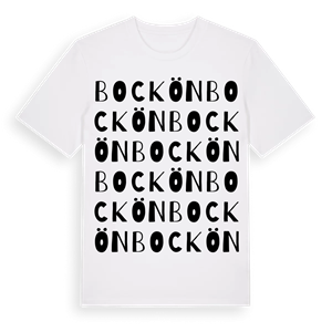 Bockön ordlek t-shirt – ekologisk bomull t-shirt från Pinshirt
