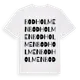 White t-shirt med Bodholmen ordlek t-shirt