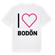 Jag älskar Bodön t-shirt stort tryck
