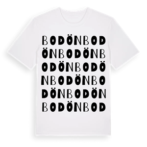 Bodön ordlek t-shirt – ekologisk bomull t-shirt från Pinshirt