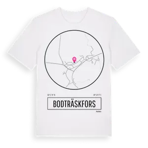 Bodträskfors t-shirt – ekologisk bomull t-shirt från Pinshirt