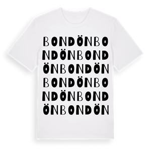 Bondön ordlek t-shirt – ekologisk bomull t-shirt från Pinshirt