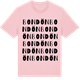 Pink Cotton t-shirt med Bondön ordlek t-shirt