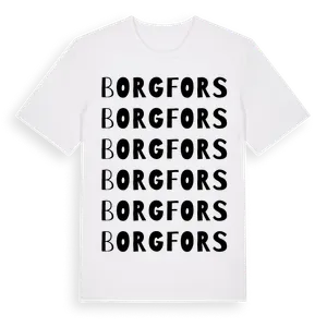 Borgfors ordlek t-shirt – ekologisk bomull t-shirt från Pinshirt