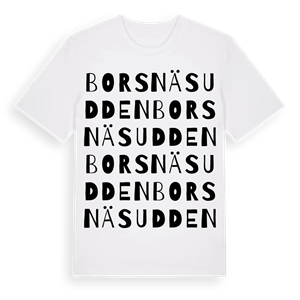 Borsnäsudden ordlek t-shirt – ekologisk bomull t-shirt från Pinshirt