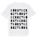 Börstberget ordlek t-shirt