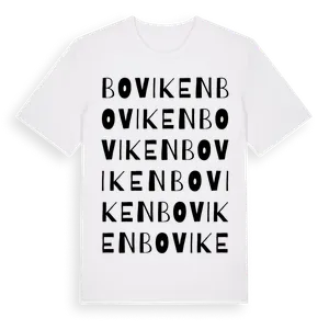 Boviken ordlek t-shirt – ekologisk bomull t-shirt från Pinshirt