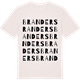Vintage White t-shirt med Branders ordlek t-shirt