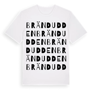 Brändudden ordlek t-shirt – ekologisk bomull t-shirt från Pinshirt