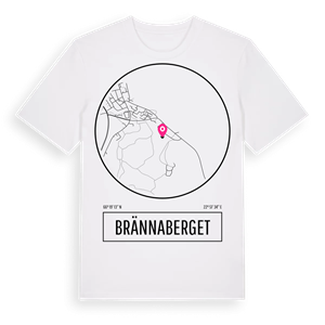 Brännaberget t-shirt – ekologisk bomull t-shirt från Pinshirt