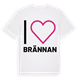 Jag älskar Brännan t-shirt stort tryck