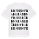 Brännmyran ordlek t-shirt