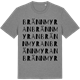 Mid Heather Gray t-shirt med Brännmyran ordlek t-shirt