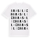 Brasilien ordlek t-shirt
