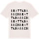 Vintage White t-shirt med Brattknabben ordlek t-shirt