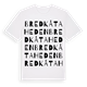 Bredkåtaheden ordlek t-shirt