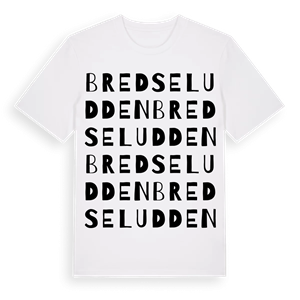 Bredseludden ordlek t-shirt – ekologisk bomull t-shirt från Pinshirt