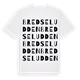 Bredseludden ordlek t-shirt
