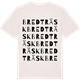 Vintage White t-shirt med Bredträsk ordlek t-shirt