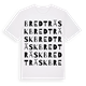 Bredträsk ordlek t-shirt
