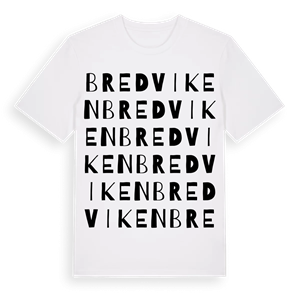 Bredviken ordlek t-shirt – ekologisk bomull t-shirt från Pinshirt