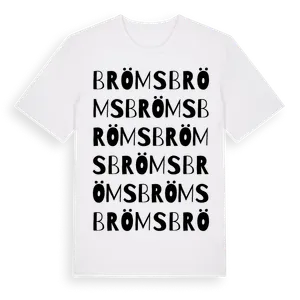 Bröms ordlek t-shirt – ekologisk bomull t-shirt från Pinshirt