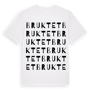 Bruktet ordlek t-shirt – ekologisk bomull t-shirt från Pinshirt
