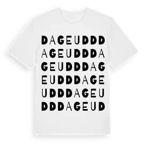 Dageudd ordlek t-shirt – ekologisk bomull t-shirt från Pinshirt
