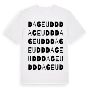 Dageudd ordlek t-shirt – ekologisk bomull t-shirt från Pinshirt