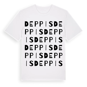Deppis ordlek t-shirt – ekologisk bomull t-shirt från Pinshirt
