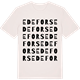 Vintage White t-shirt med Edefors ordlek t-shirt